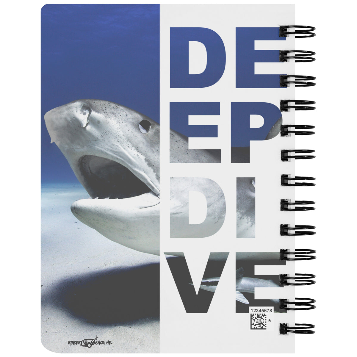 Sharks Spiralbound Notebook